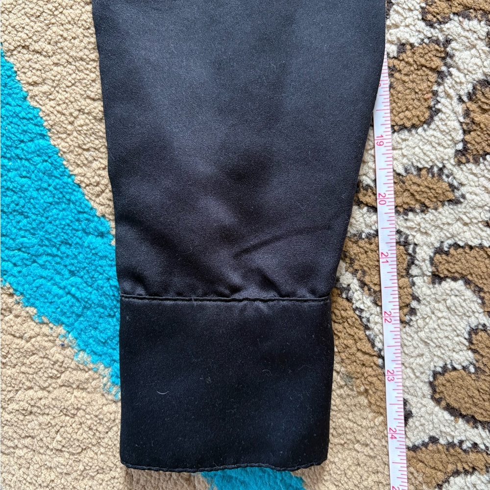 ASOS Reclaimed Vintage Black Ruched Cropped Top - Picture 7 of 7